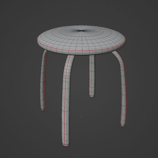 Steel Stool F 01