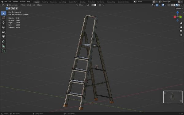 Step Ladder pbr
