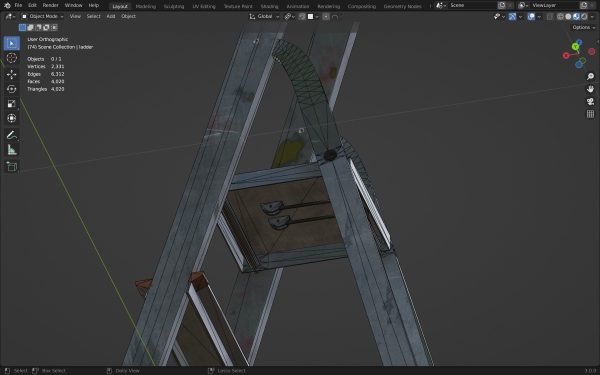 Step Ladder pbr