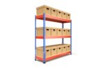 Storage Boxes with Metal Rack