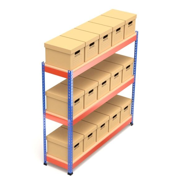 Storage Boxes with Metal Rack