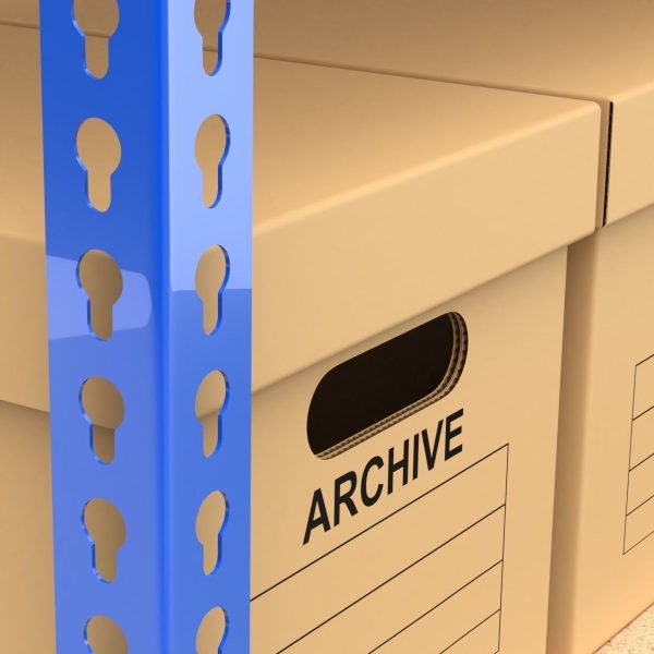 Storage Boxes with Metal Rack