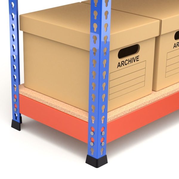 Storage Boxes with Metal Rack