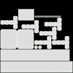 Store pegboard 6 ball waterfall faceout hook