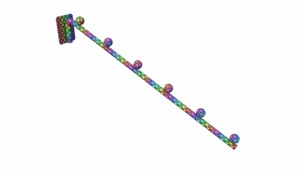 Store pegboard 6 ball waterfall faceout hook