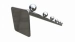 Store pegboard 6 ball waterfall faceout hook