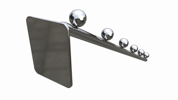 Store pegboard 6 ball waterfall faceout hook