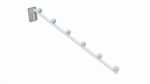 Store pegboard 6 ball waterfall faceout hook
