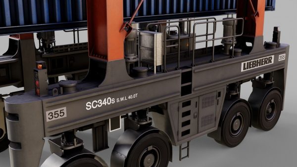 Straddle carrier