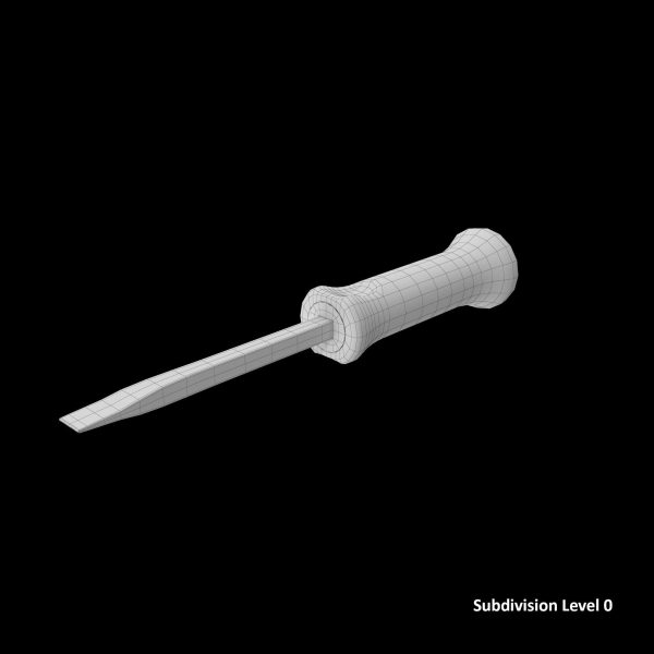 Straight Striking Prybar 12in