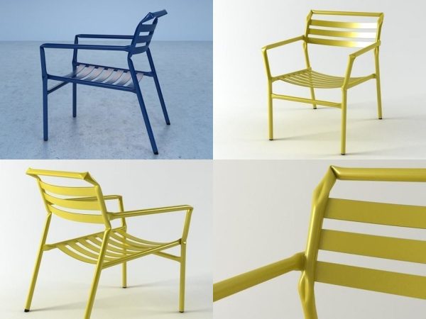 Straw lounge chair