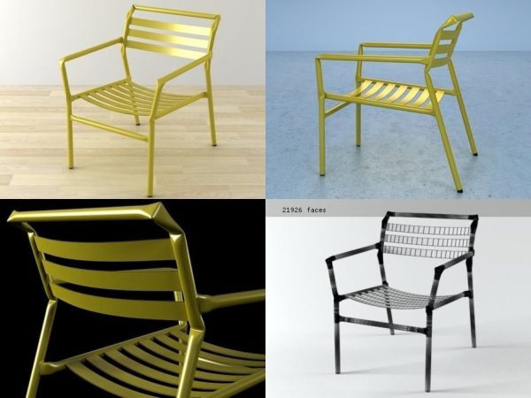 Straw lounge chair