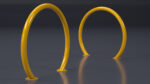 Street Bicycle Parking Yellow