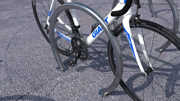 Street Bicycle Rack Chrome