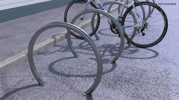 Street Bicycle Rack Chrome