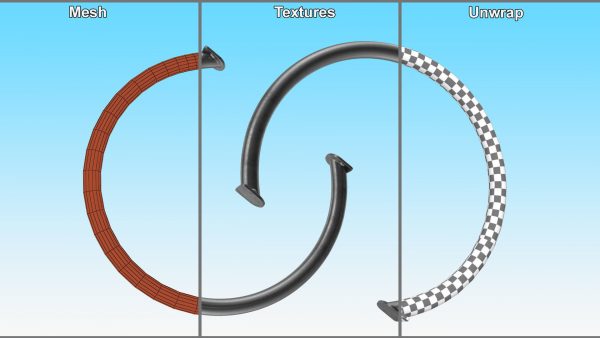Street Bicycle Rack Chrome