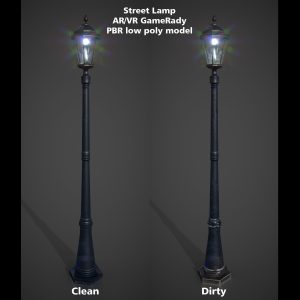 Street Lamp PBR GameReady
