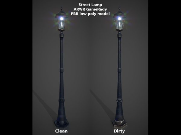 Street Lamp PBR GameReady