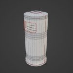 Street Trash Bin 02