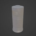 Street Trash Bin 03