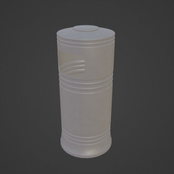 Street Trash Bin 03