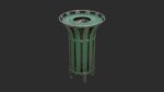 Street Trash Bin