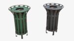 Street Trash Bin