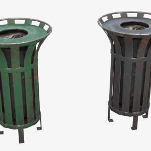 Street Trash Bin