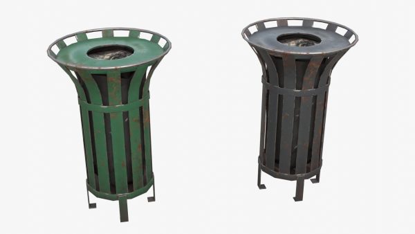 Street Trash Bin