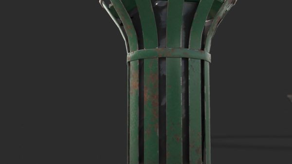 Street Trash Bin