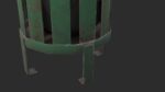 Street Trash Bin