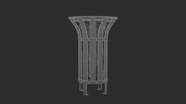 Street Trash Bin
