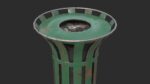 Street Trash Bin