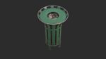 Street Trash Bin