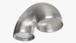 Stretched metal spring toy