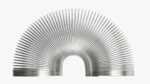 Stretched metal spring toy