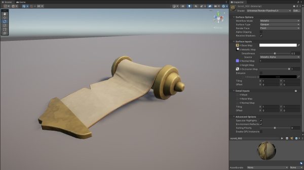Stylized Big Scroll