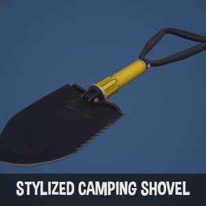Stylized Camping Shovel