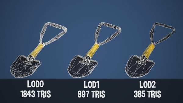 Stylized Camping Shovel