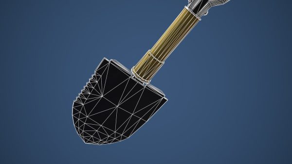 Stylized Camping Shovel