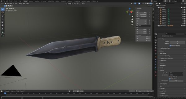 Stylized Military Knife