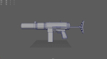 Stylized Silenced Submachine Gun