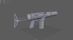 Stylized Silenced Submachine Gun