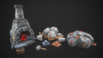 Stylized Stone and Iron Resource Pack