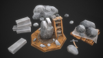 Stylized Stone and Iron Resource Pack