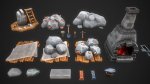Stylized Stone and Iron Resource Pack