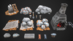 Stylized Stone and Iron Resource Pack