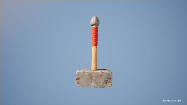 Stylized Viking War Hammer