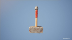 Stylized Viking War Hammer