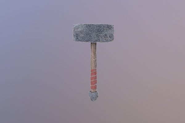 Stylized Viking War Hammer